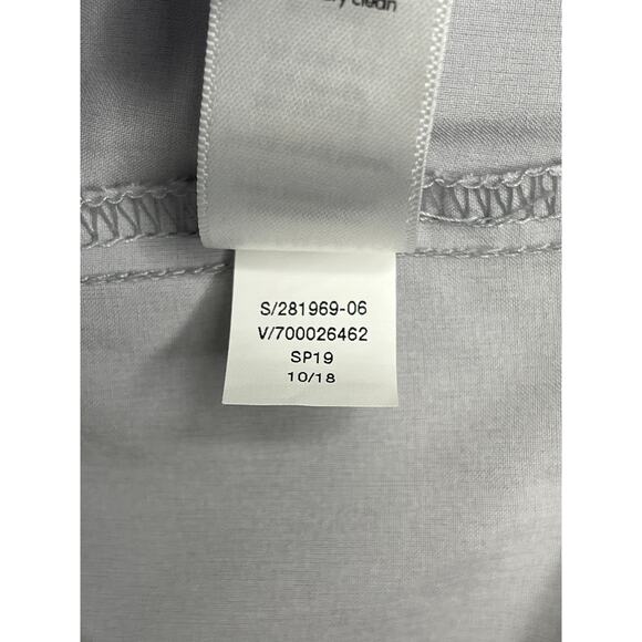 ATHLETA Tribeca Crop Pant Galactic Grey Wide Leg Snap Hem Lightweight, size 6 - Picture 14 of 15
